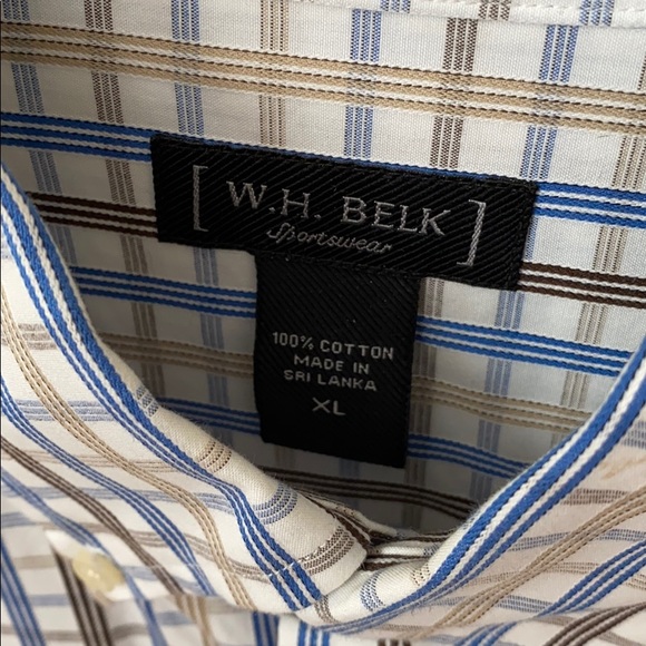 W.H. Belk Embossed Button Down Dress Shirt… - Picture 3 of 4